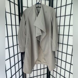All Saints Light Gray Trench Coat